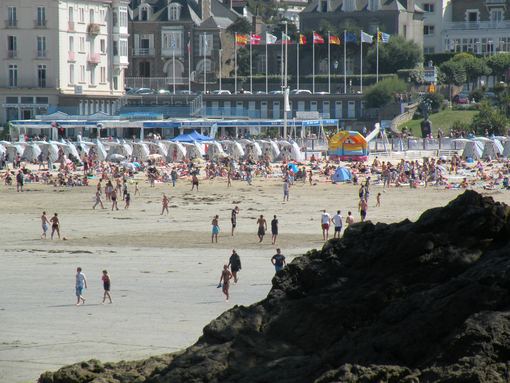  la plage chic de Dinard